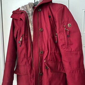Red Winter Parka (1 Madison ) Size Small